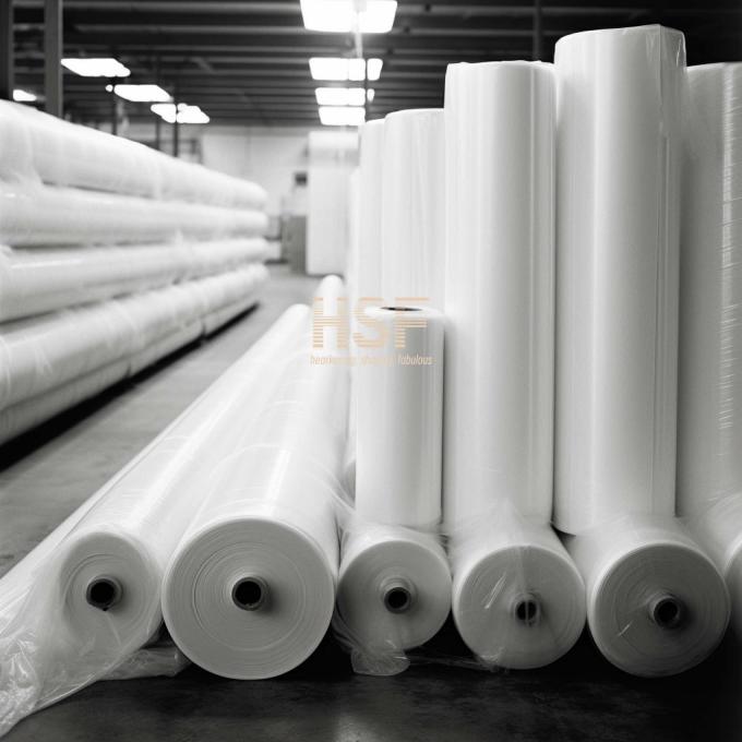 80μm Opaque White MOPP Release Film sample showing material texture and opacity