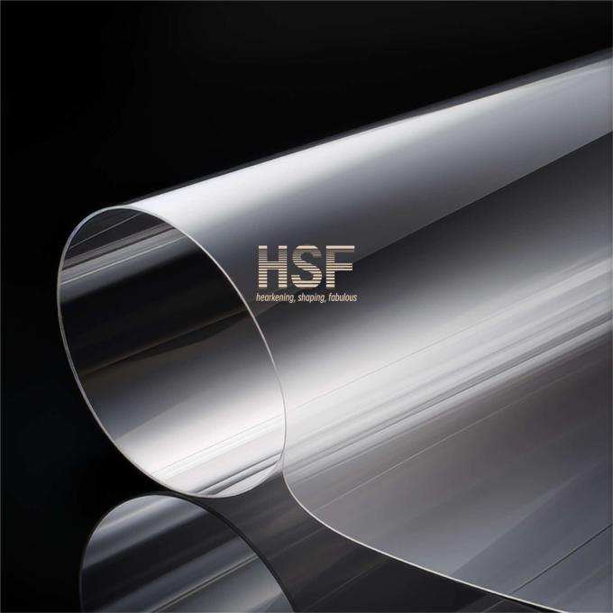 12Î¼m Clear PET Fluorosilicone Coated Release Film sample showing transparency and surface quality