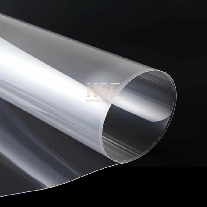 Close-up view of 50Î¼m PET release film material characteristics